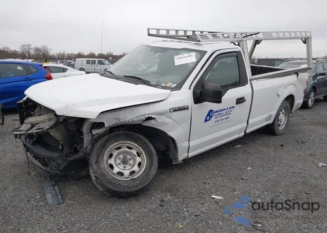 2016 Ford F-150 Xl из США, поврежденный, VIN 1FTMF1C82GKE09154